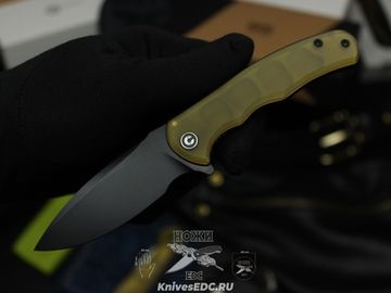 Нож складной CIVIVI Mini Praxis C18026C-5 сталь клинка D2, рукоять Ultem