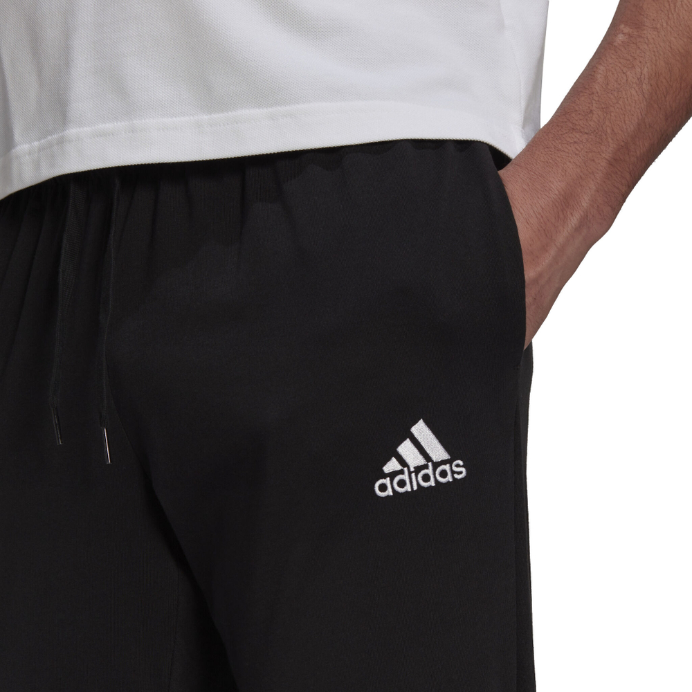 Мужские теннисные штаны adidas Essentials Single Jersey Tapered Cuff Training Pants Men - Black