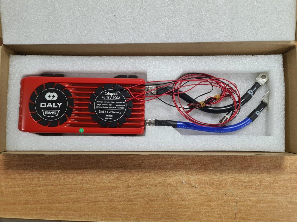 Плата контроля BMS LiFePo4 4S 12V 200A Car starting