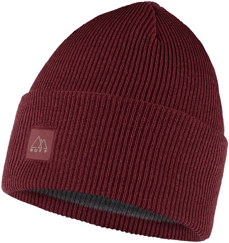 Шапка Buff Crossknit Hat Solid Mahogany Фото 1