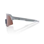 Спортивные очки 100% S3 / Soft Tact Stone Grey / HiPER Crimson Silver Mirror Lens