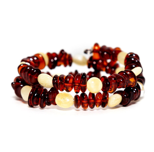 Янтарный браслет для детей на эластичной струне, от 5 лет