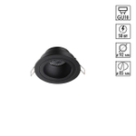 371000 WIR NT25 000 черный Светильник встраиваемый IP20 GU10 50W 220-240V MORUS