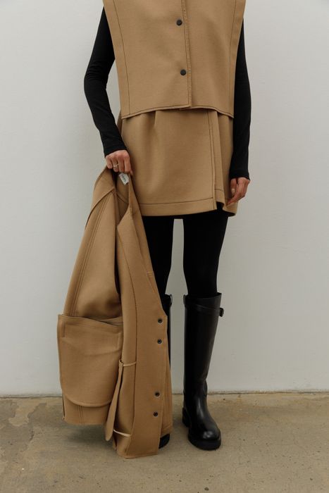 ПАЛЬТО МЕРИКО ПЕСОЧНЫЙ