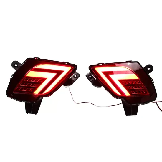 Светодиодные вставки в задний бампер Мазда СХ-5 V12 Type