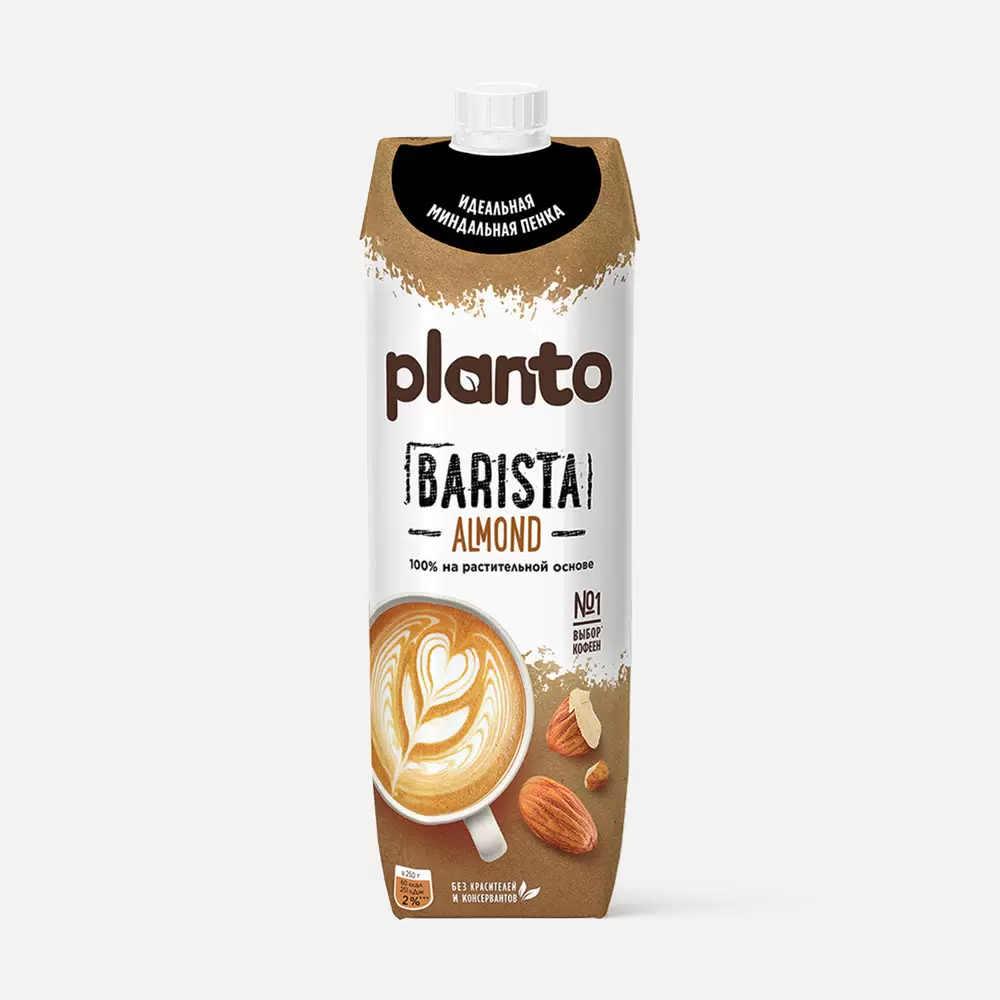 PLANTO BARISTA Напиток миндальный, 1л