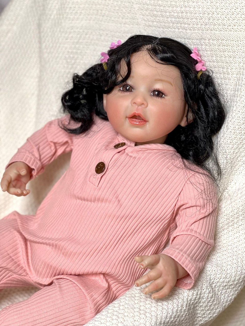 Кукла Реборн мягконабивная 60см (FA-969)