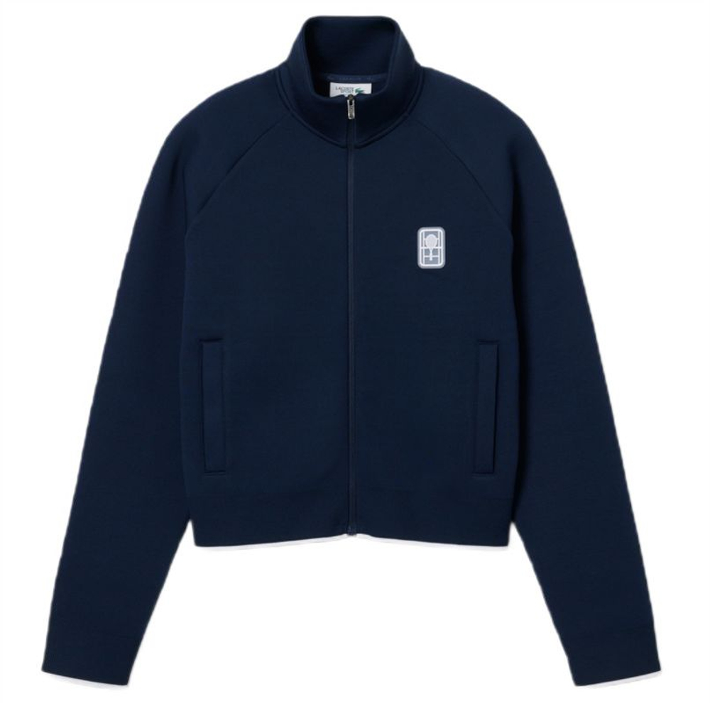 Женская Кофта теннисная Lacoste Heritage - navy blue