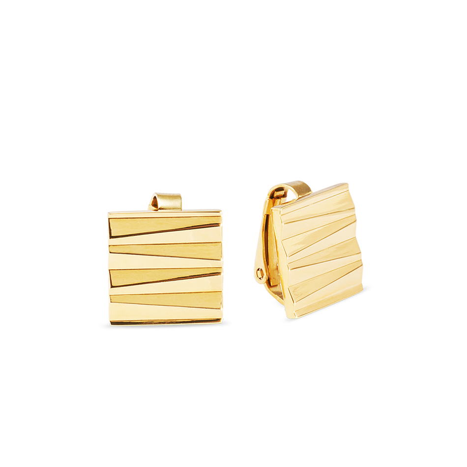 Серьги клипсы Coeur de Lion Gold 0141/22-1600