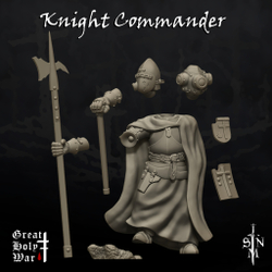 Миниатюра Trench Crusade Great Holy War Knight Commander