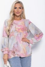 Блуза Шафран (розовая) Б10795 LT Collection