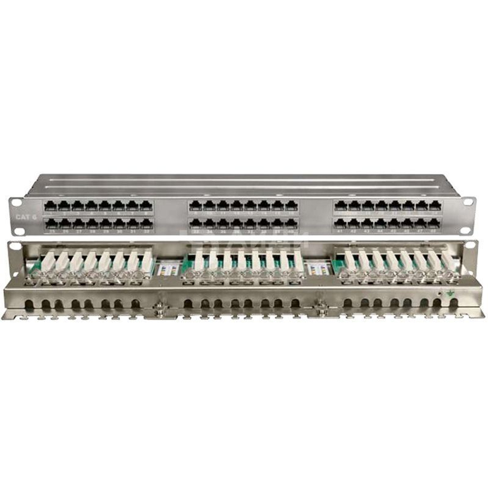 Коммутационная патч-панель Hyperline PPHD-19-48-8P8C-C6-SH-110D