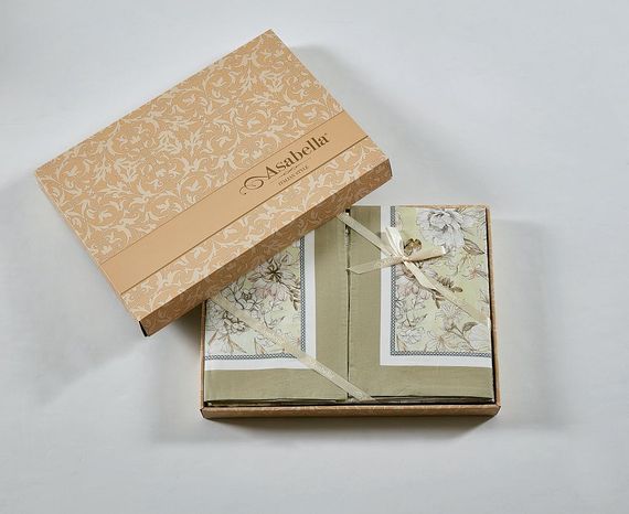 Постельное белье Asabella 2273 фланель, тенсел с хлопком