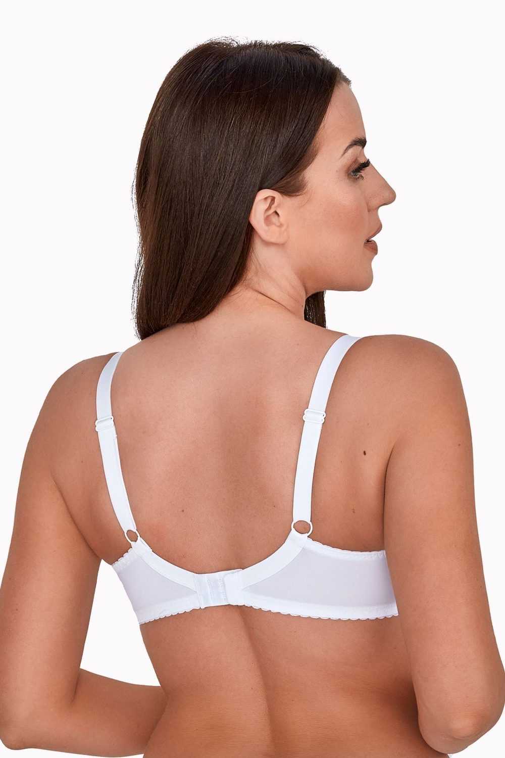 Бюстгальтер с мягкой чашкой из кружева с растительным рисунком (Размер: 65J) (Цвет: черный)