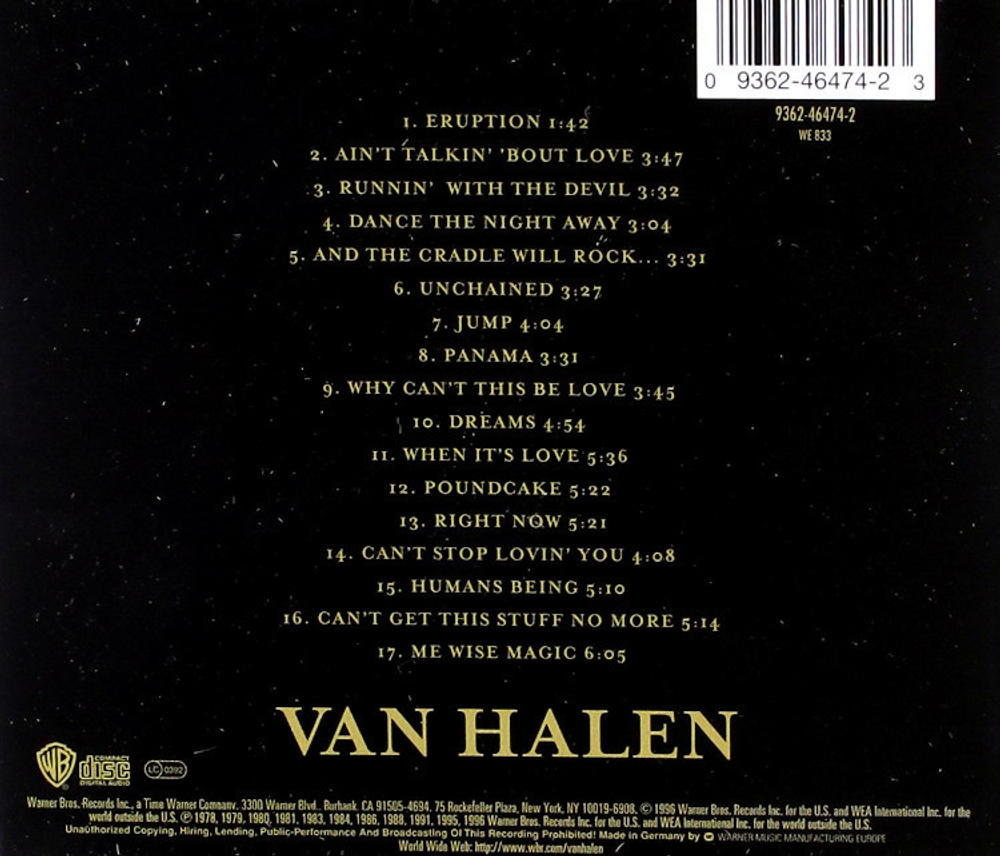 Van Halen / Best Of Volume I (CD)