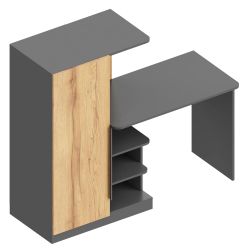 Стол письменный с пеналом левый МС "Стил"