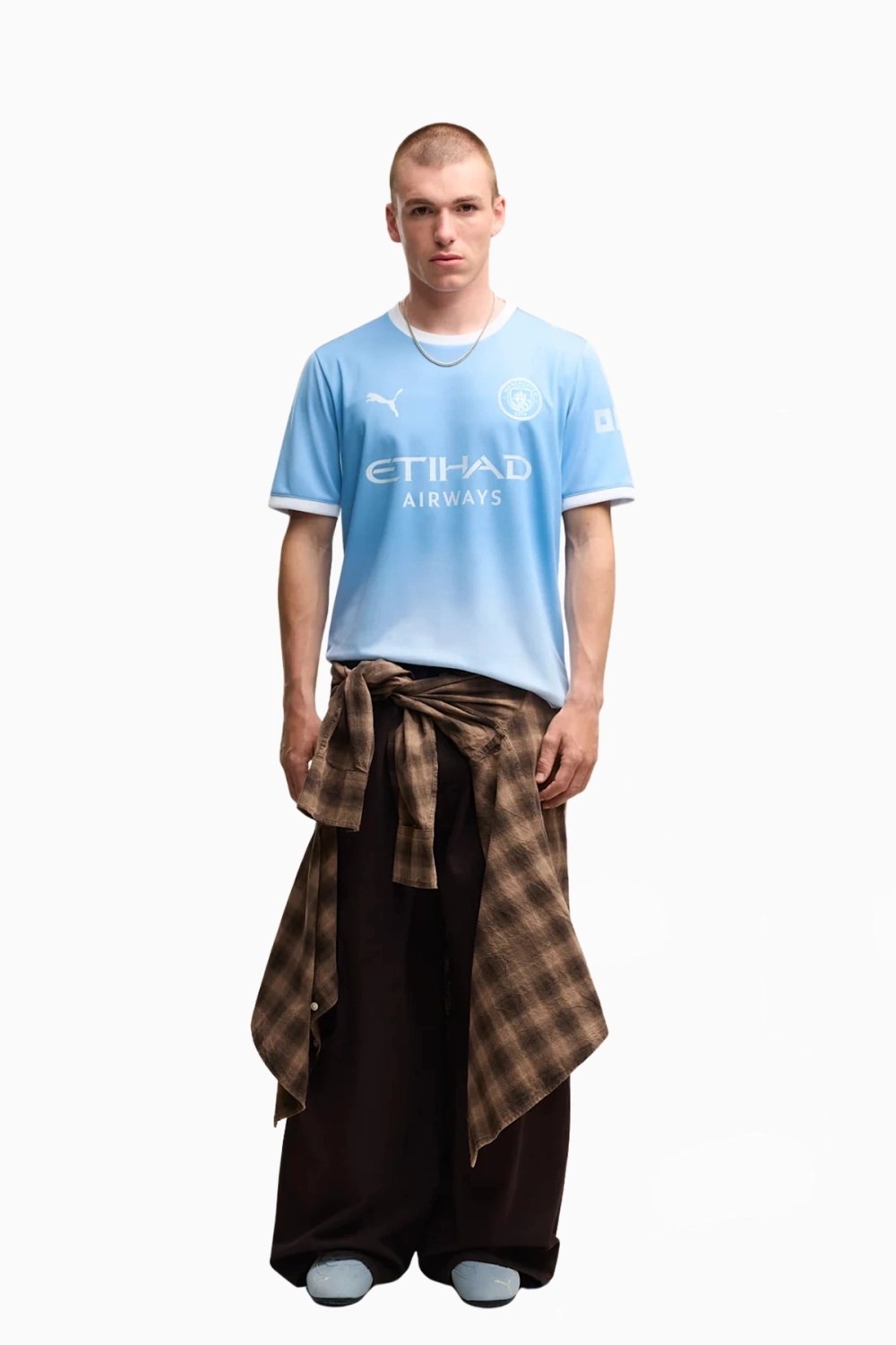 Футболка Puma Manchester City 26/27 Home - голубой
