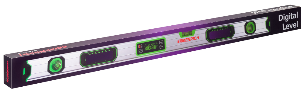 Цифровой уровень Ermenrich Verk LL100, зеленый