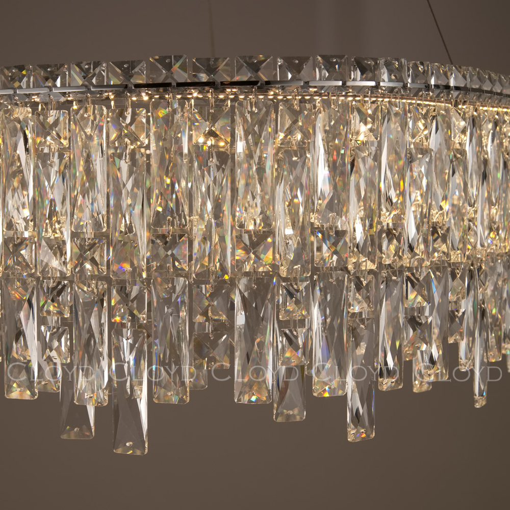 Люстра Cloyd ANTREA-A C1 / Ø80 см - хром (арт.11224)