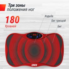 Виброплатформа UNIX Fit Intensive 2D Red