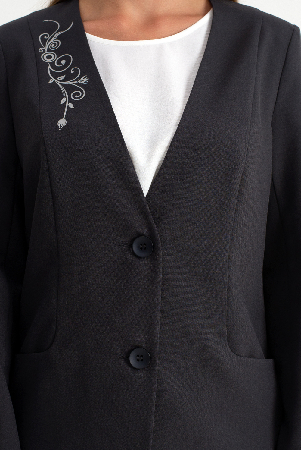 Жакет женский 4661за, графит #513Гра044661за