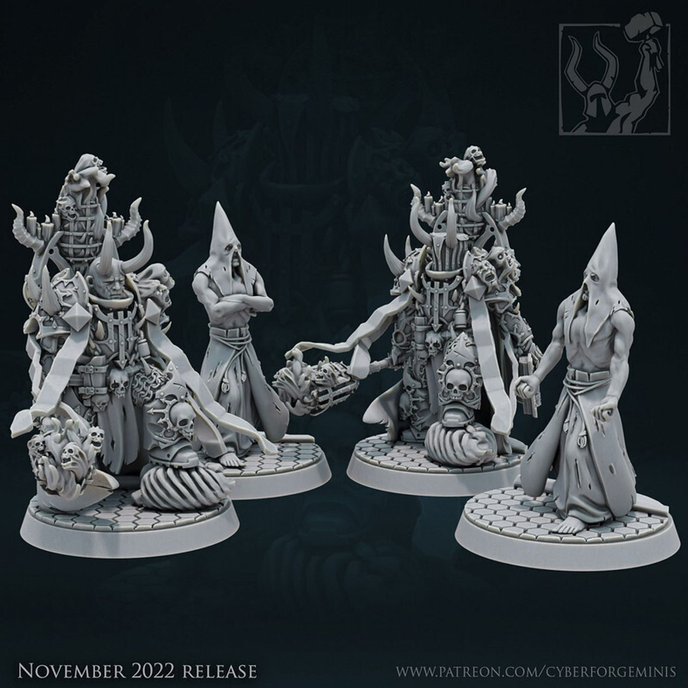 Armies of Chaos Dark Commune 1 шт. миниатюра для dnd, днд, pathfinder, фентези, Настольная игра, НРИ, Варгейм, РПГ