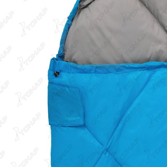 Спальный мешок пуховый (190+30)х75см (t-5C) синий (PR-YJSD-25-B) PR