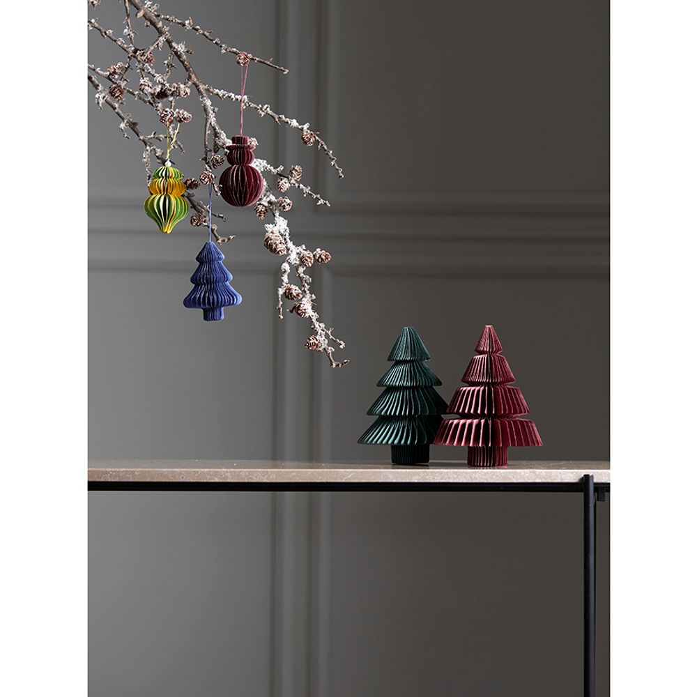 Набор елочных украшений из бумаги Honeycomb festive из коллекции New Year Essential