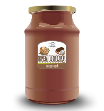 Крем-шоколад кокосовый , СТЕКЛО, 1кг.