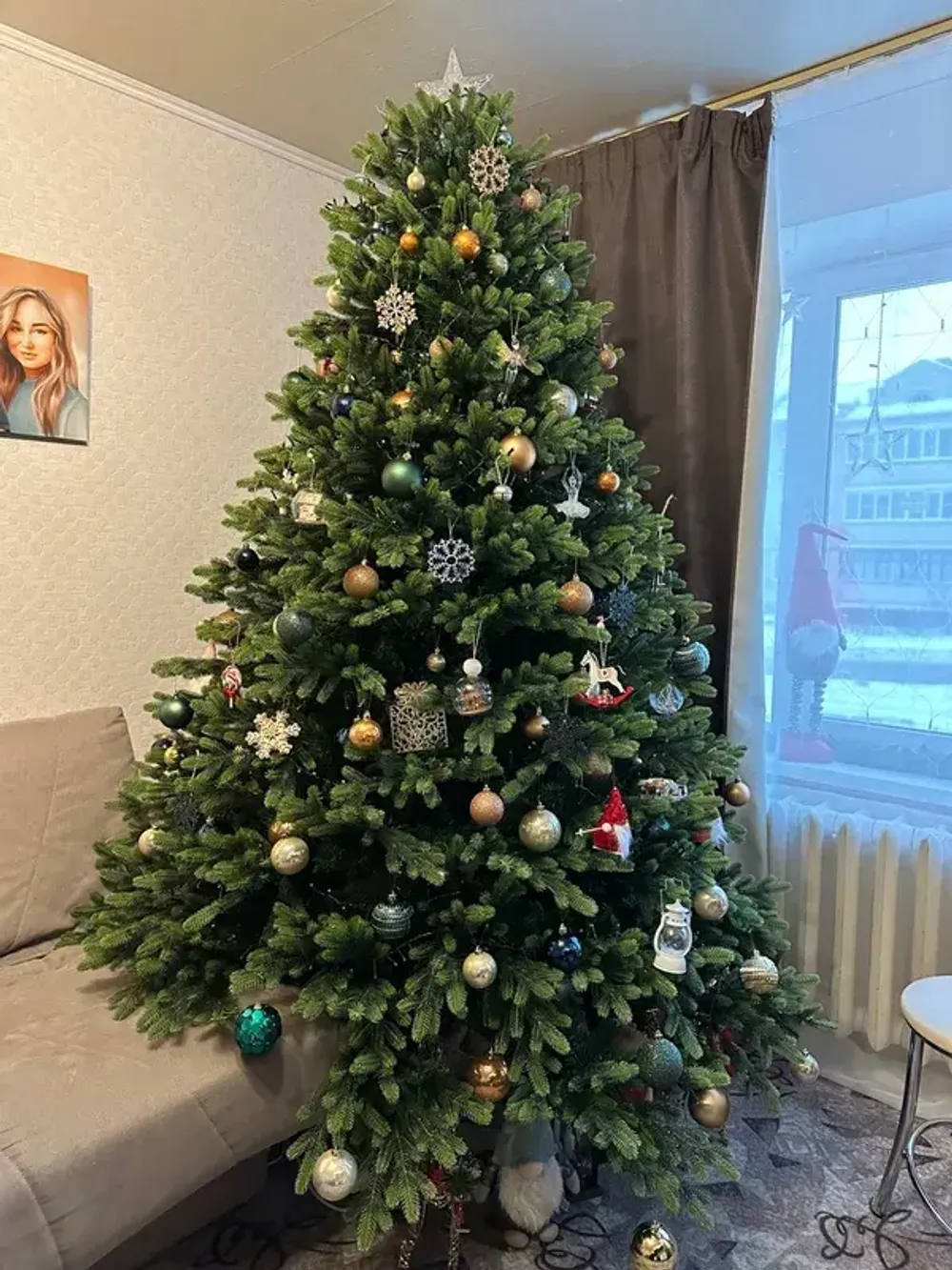 Ель искусственная «Венецианская» (Литая+пвх) от 1,5 м до 3 м