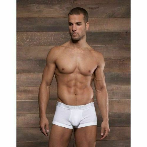 Мужские трусы боксеры белые с кольцом C-IN2 Core Lo No Show Sling Boxer White