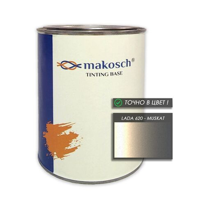 Автоэмаль makosch/LADA 620, Базовая эмаль, бежевый, перламутр, 800мл.