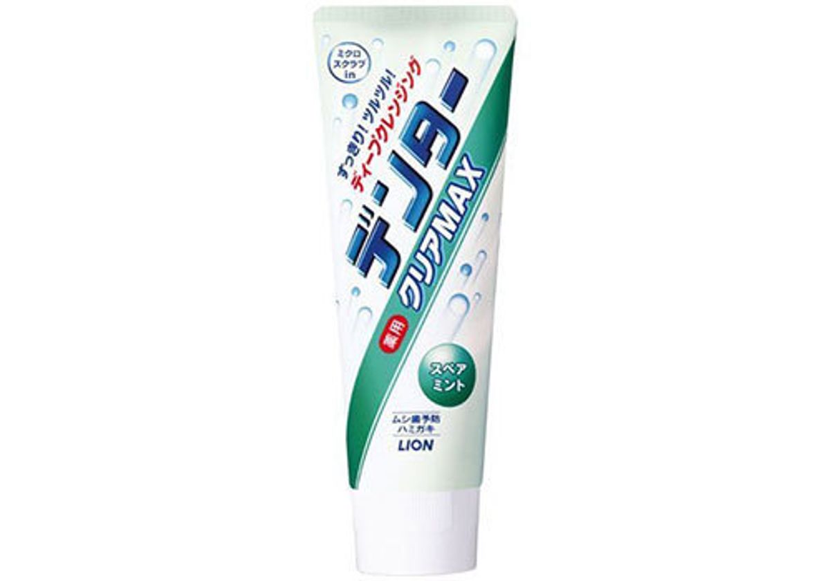 Зубная паста "Dentor Clear MAX Spearmint" Lion мята, 140г