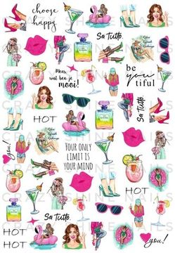 Слайдер-дизайн Crazy Shine Nails mini: Солнечный день