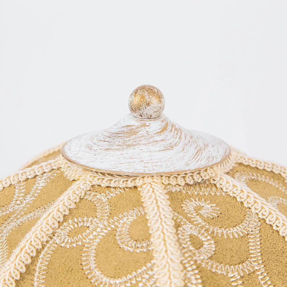 Citilux Базель CL407805 Настольная лампа с абажуром Вышивка Патина