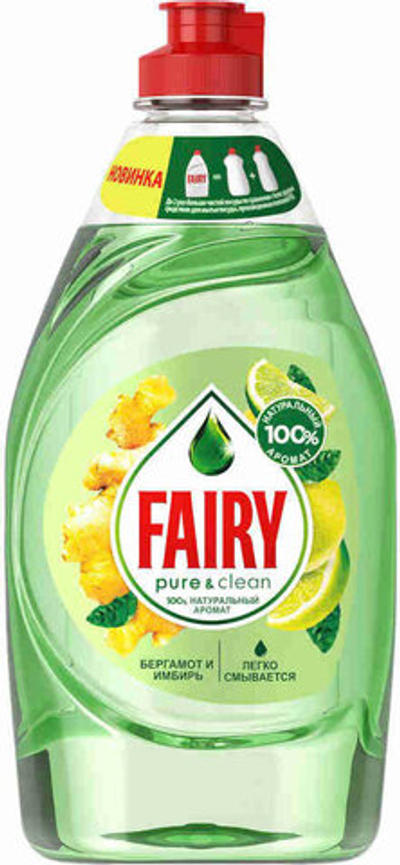 FAIRY Ср-во д/мытья посуды,Бергамот и Имбирь (450мл)
