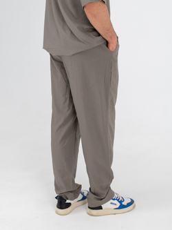 Костюм льняной с брюками. Хаки