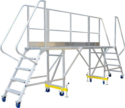 Площадка авиационная алюминиевая MEGAL ПАА - 1,3 х 3,5 х ВО с двухсторонним подъемом