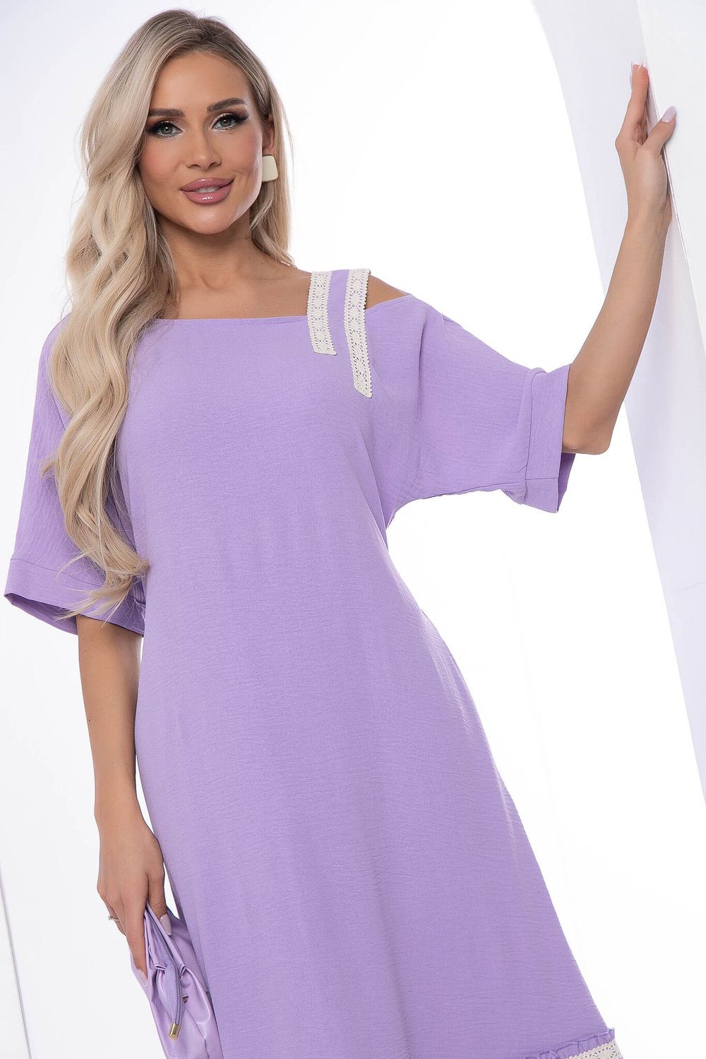 Платье "Хит лета" (лиловое) П8807 LT Collection