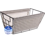 Корзинка для хранения металлическая «ЭЛИНТ», цвет пастельно серый, 25*15*12см (лейбл Селфи)