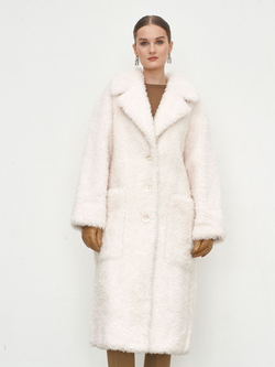 Шуба женская чебурашка тедди  эко