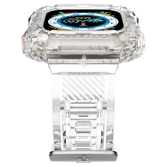 Чехол с ремешком Spigen Rugged Armor Pro для Apple Watch Ultra 49 мм (ACS05461) прозрачный