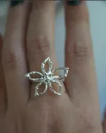 Кольцо Цветок