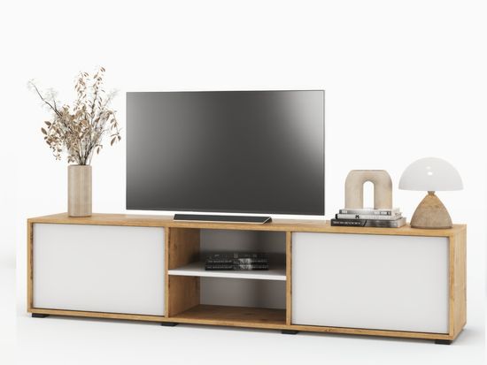 дуб бунратти / белый