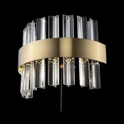 Citilux Рианна CL337313 LED Бра хрустальное с выключателем Бронза