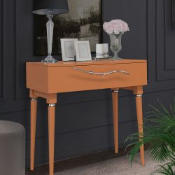 Консоль Арт Колор matte Классик Сильвер Томленый оранжевый матовый