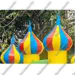 Батут для дачи "Сладкое королевство" 4*3*2,6 м