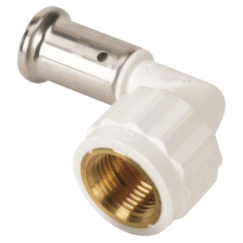 Угольник HENCO 90гр ВР ПВДФ пресс, 16x1/2"