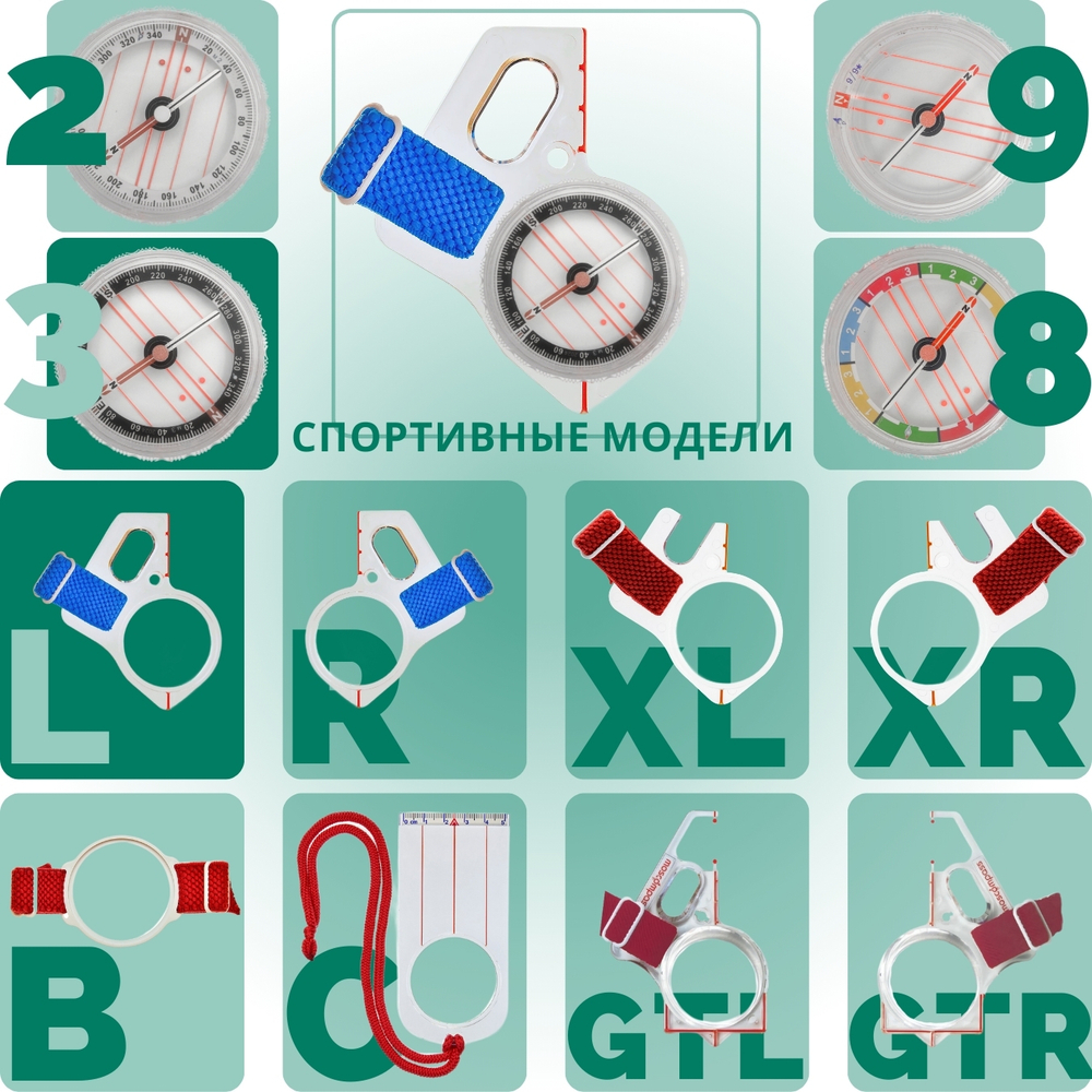 Компас Москомпас жидкостный Модель 3L