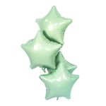 Шар (19''/48 см) Звезда, Олива, 1 шт.